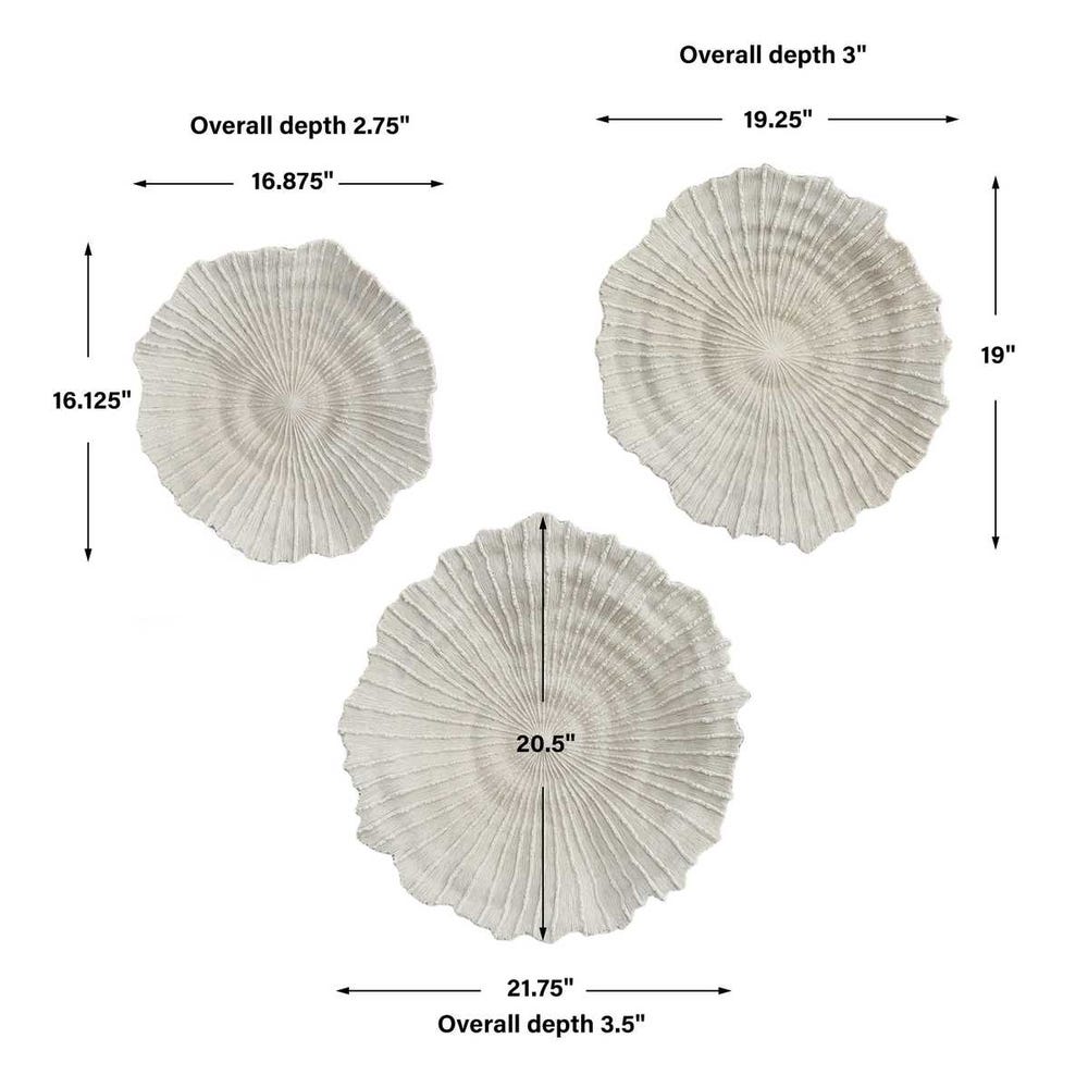 Ocean Gems Wall Decor, S/3