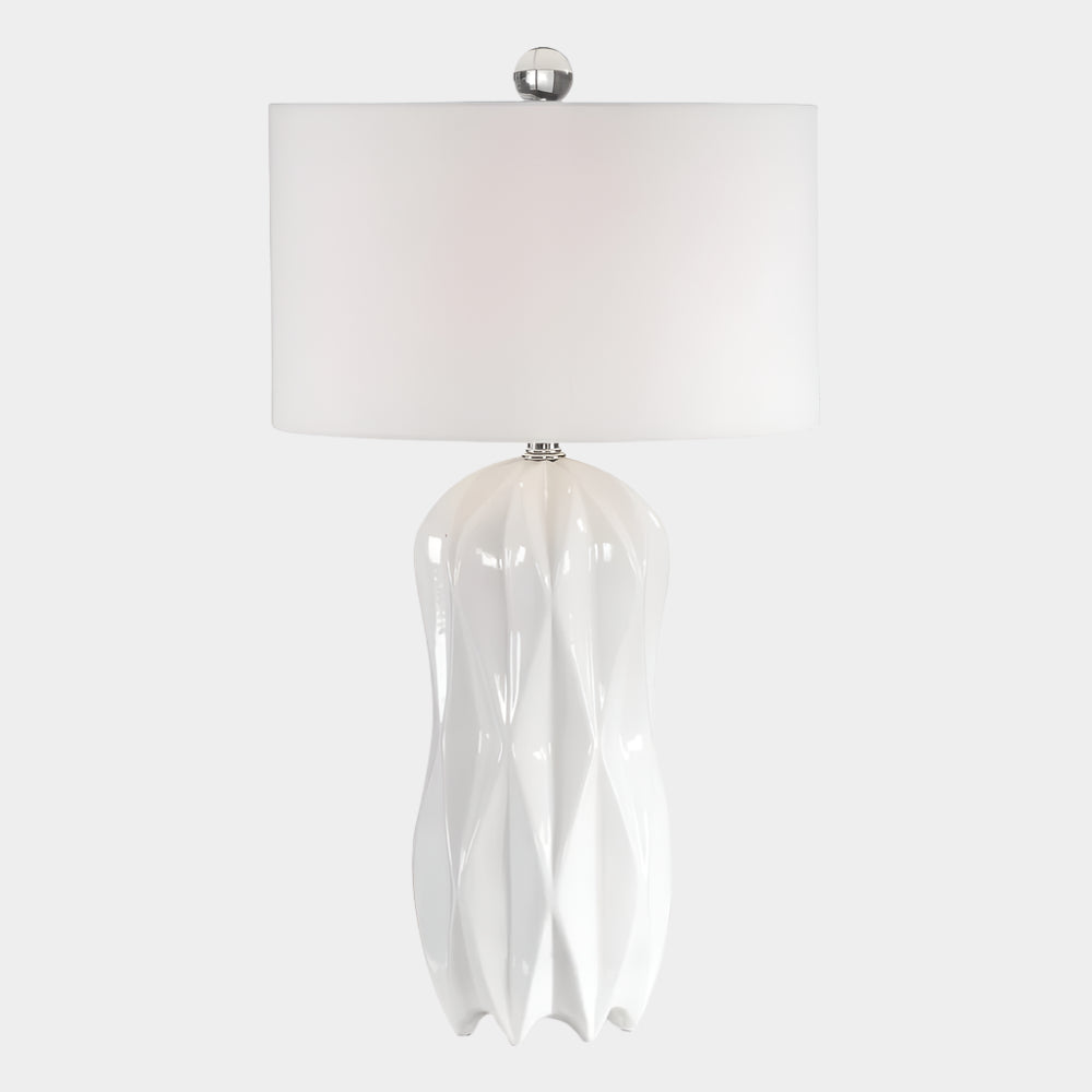 Malena Table Lamp, White