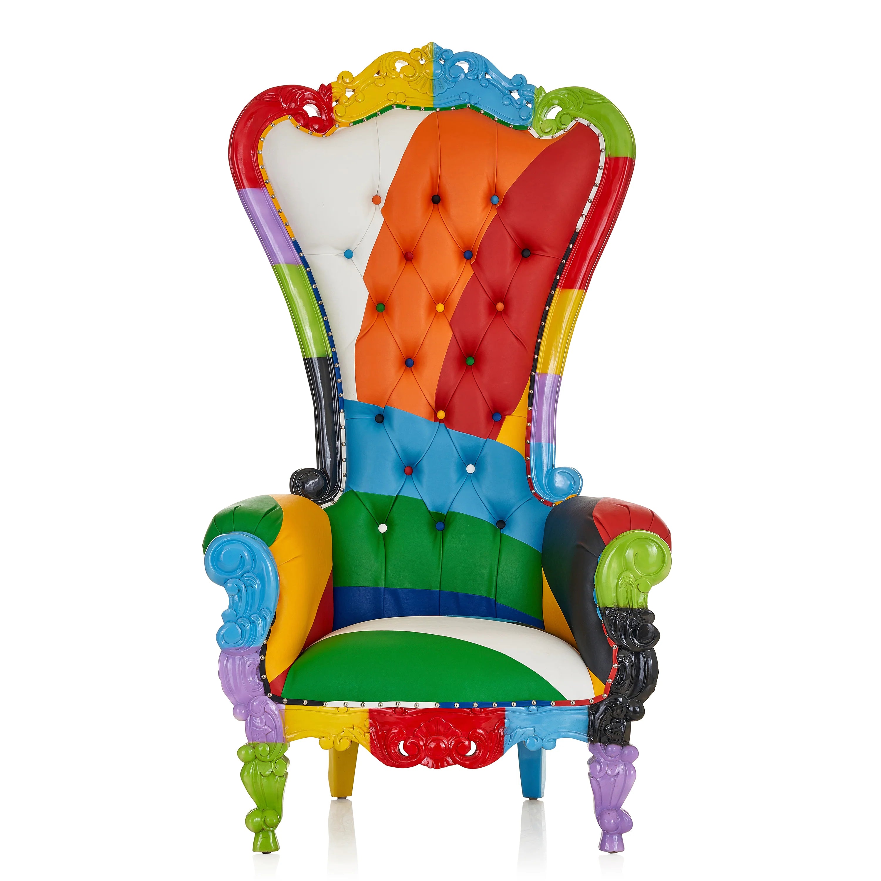 Chloe Throne Chair - Vinyl