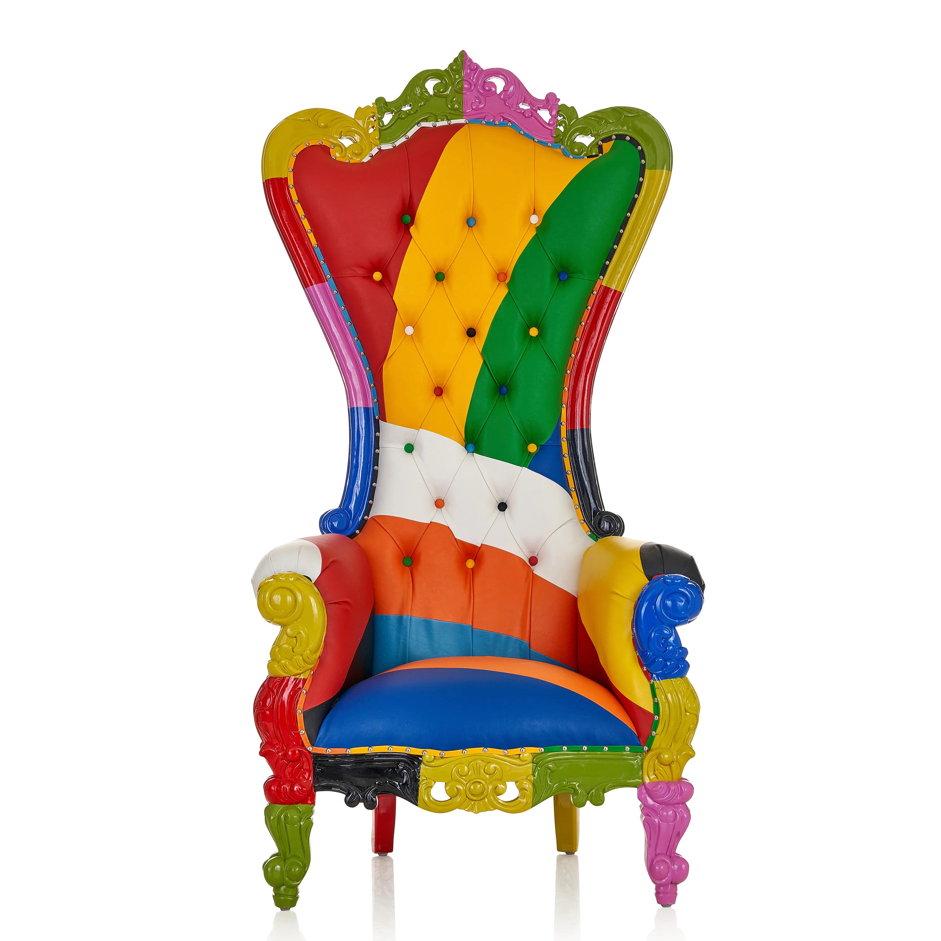 Chloe Throne Chair - Vinyl