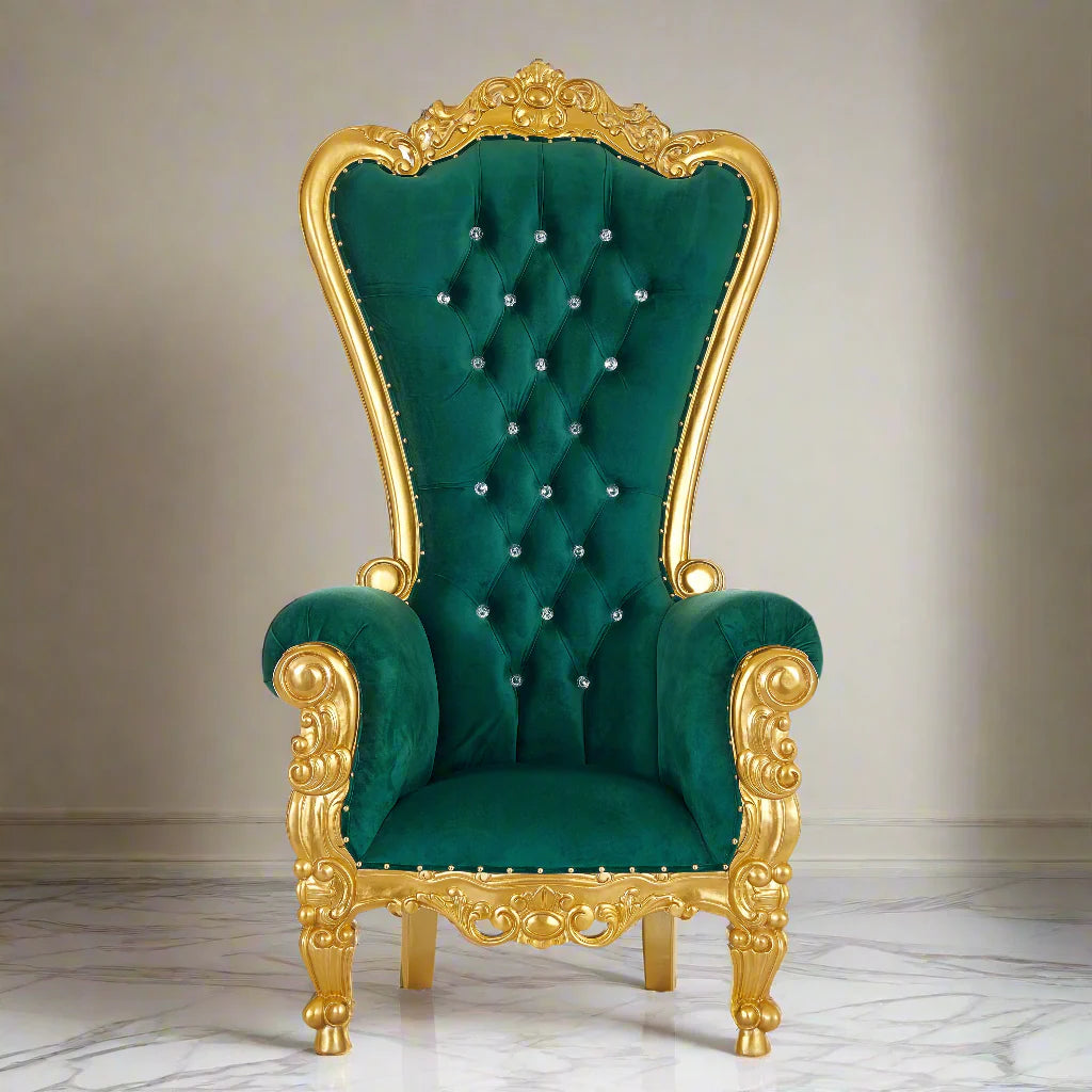 Queen Tiffany Throne Chair - Velvet
