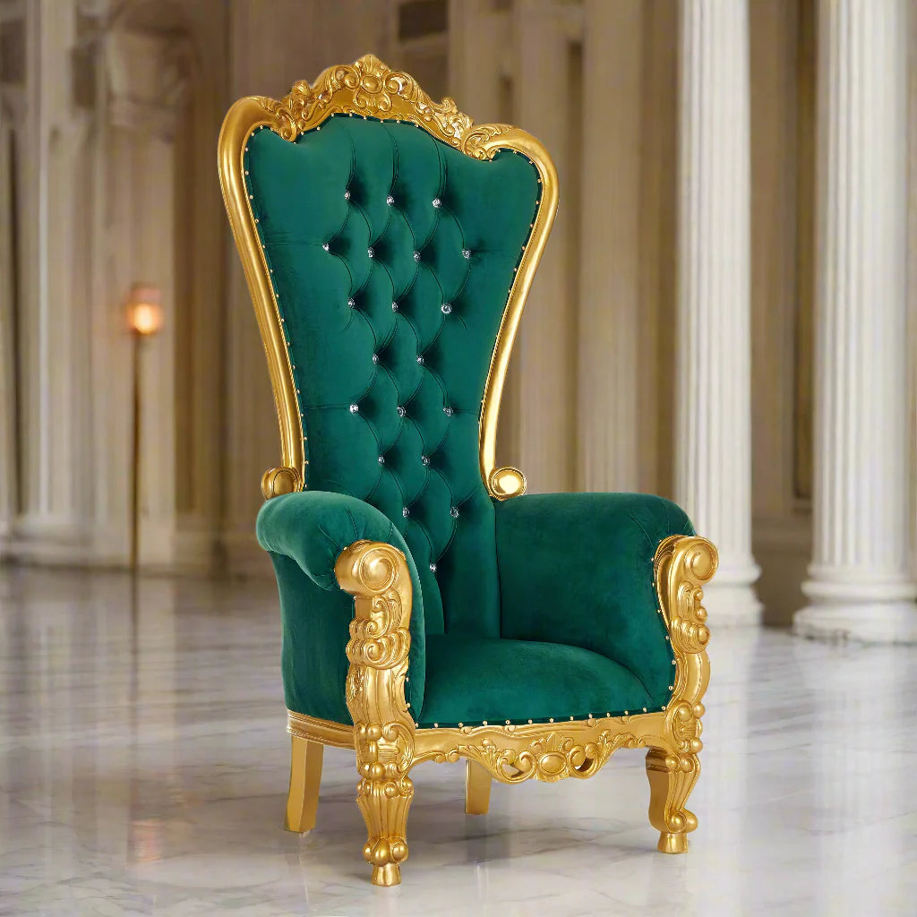 Queen Tiffany Throne Chair - Velvet