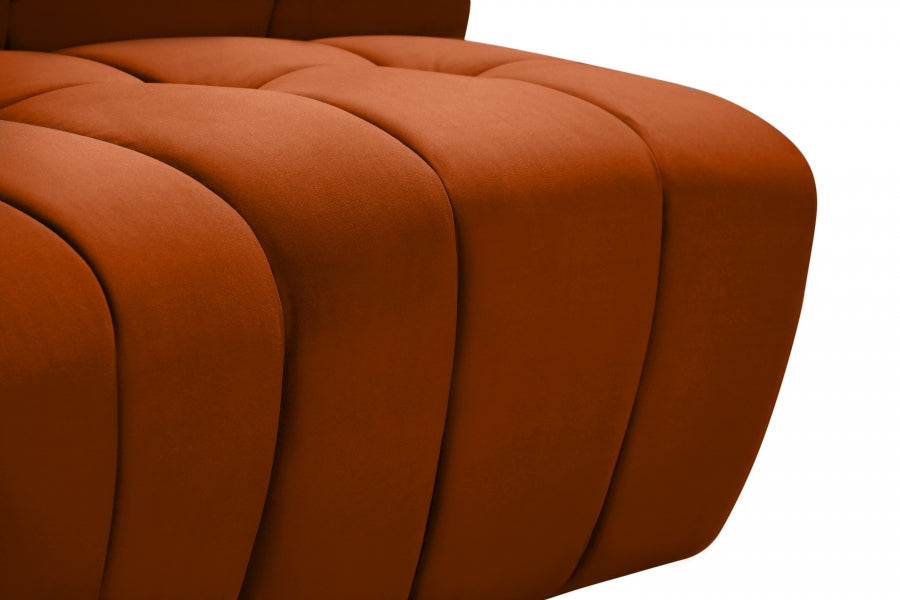 Fauteuil d'appoint rembourré en chenille Vivi