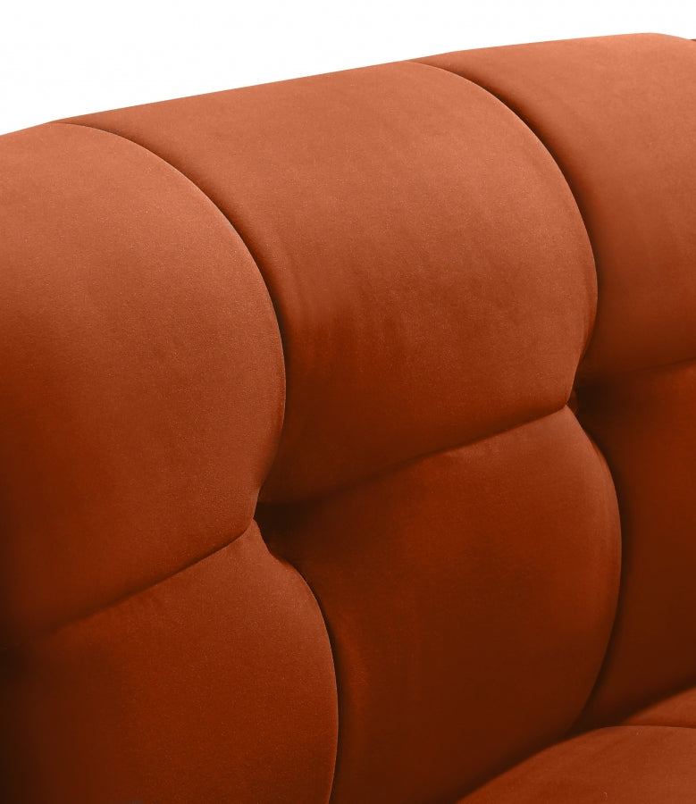 Fauteuil d'appoint rembourré en chenille Vivi