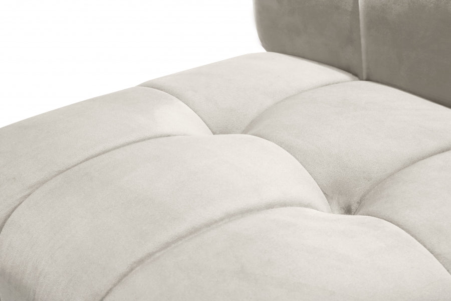 Fauteuil d'appoint rembourré en chenille Vivi
