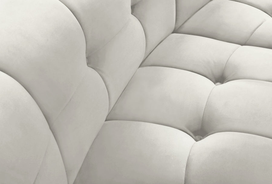 Fauteuil d'appoint rembourré en chenille Vivi