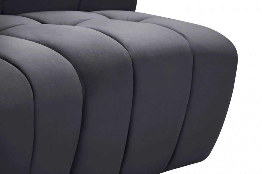 Fauteuil d'appoint rembourré en chenille Vivi
