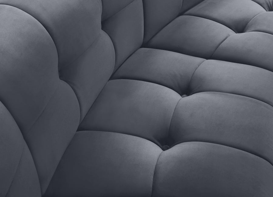 Fauteuil d'appoint rembourré en chenille Vivi