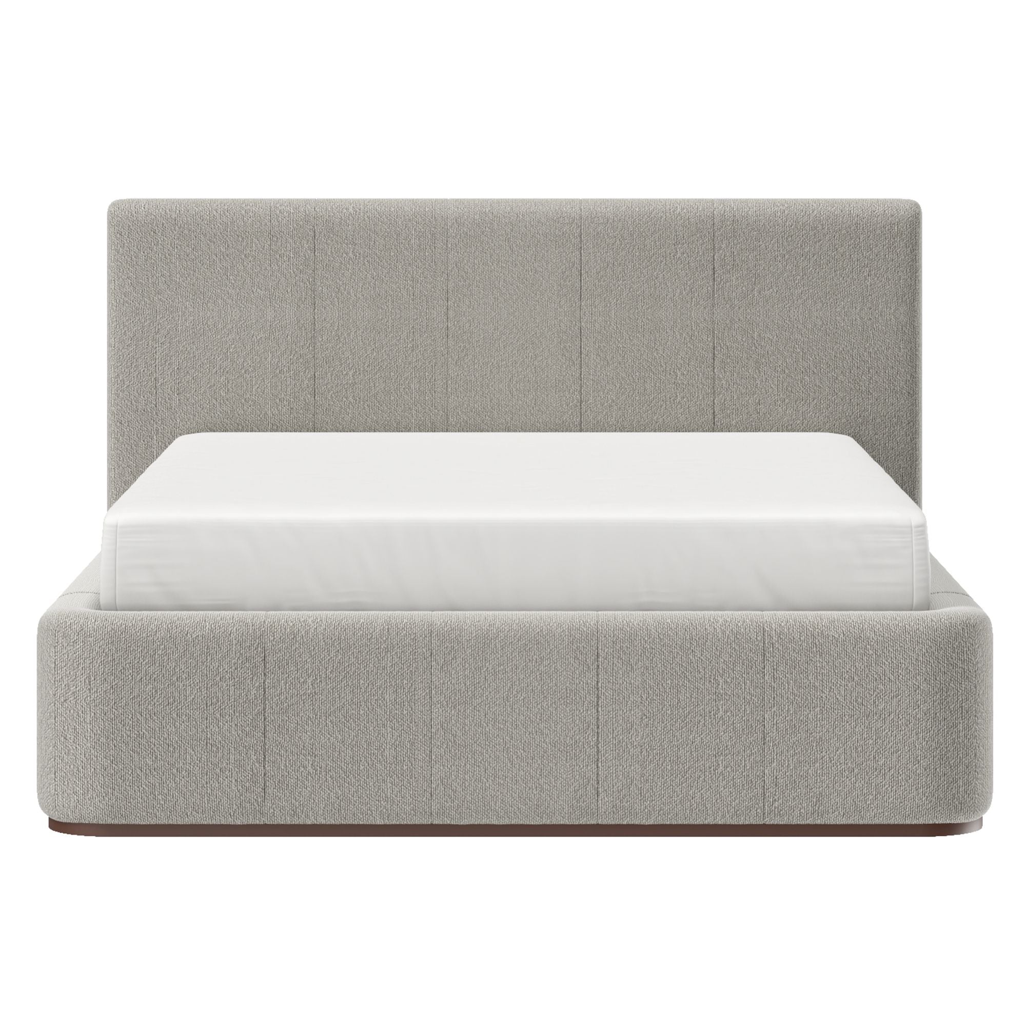 Harrod 60" Queen Platform Bed in Mushroom