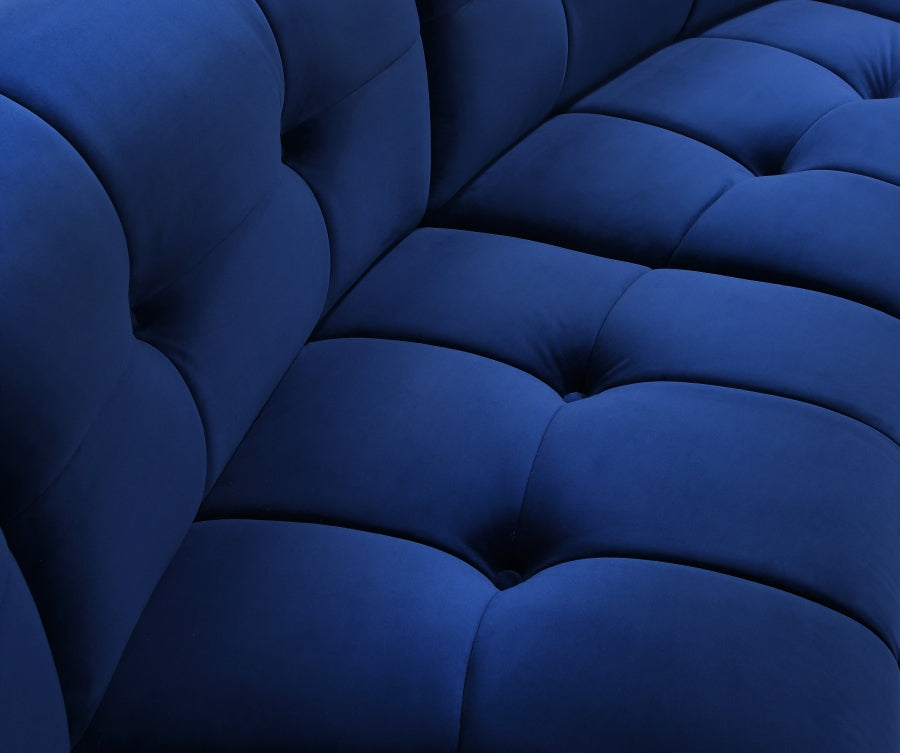 Fauteuil d'appoint rembourré en chenille Vivi