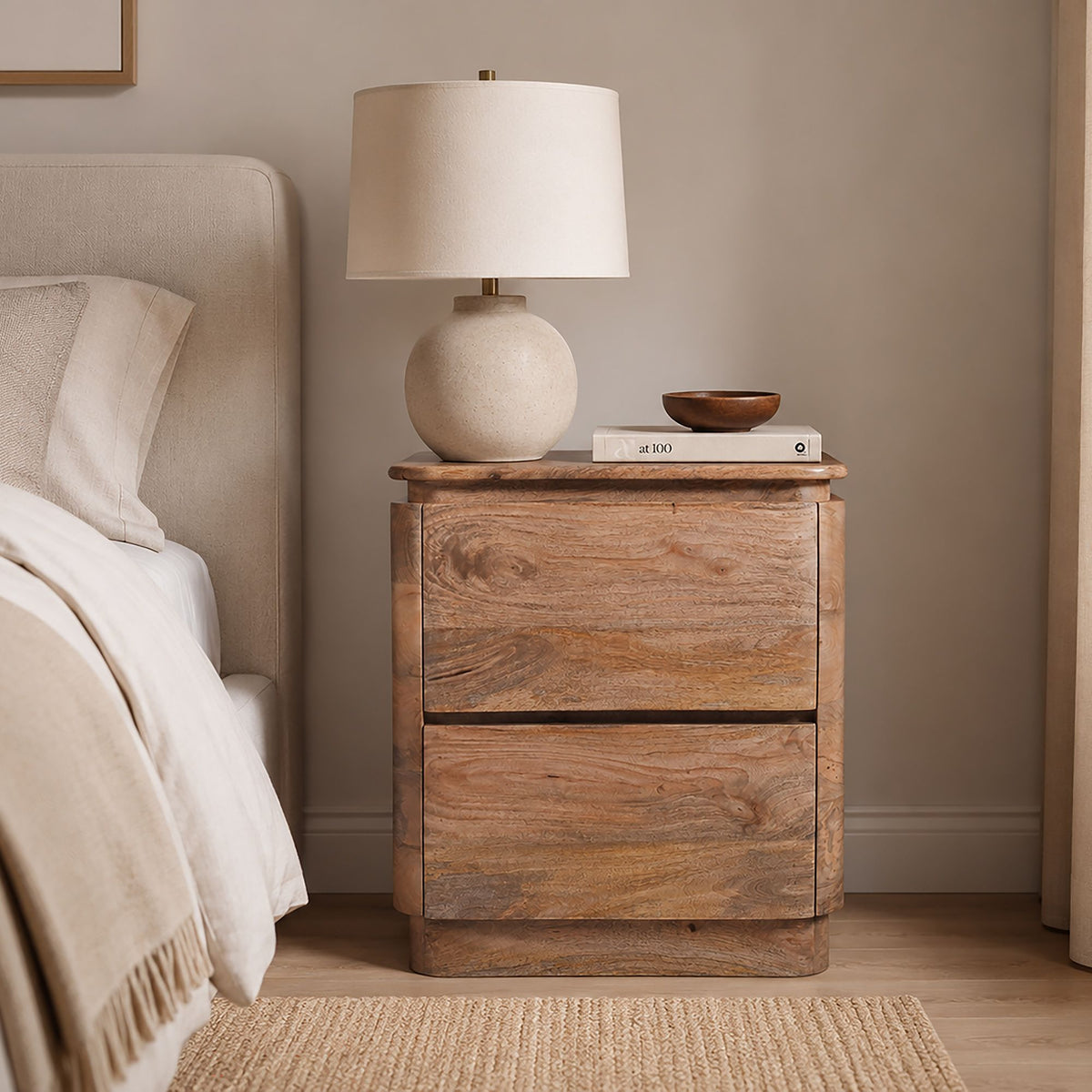 Akhila 2 Drawer Accent Table