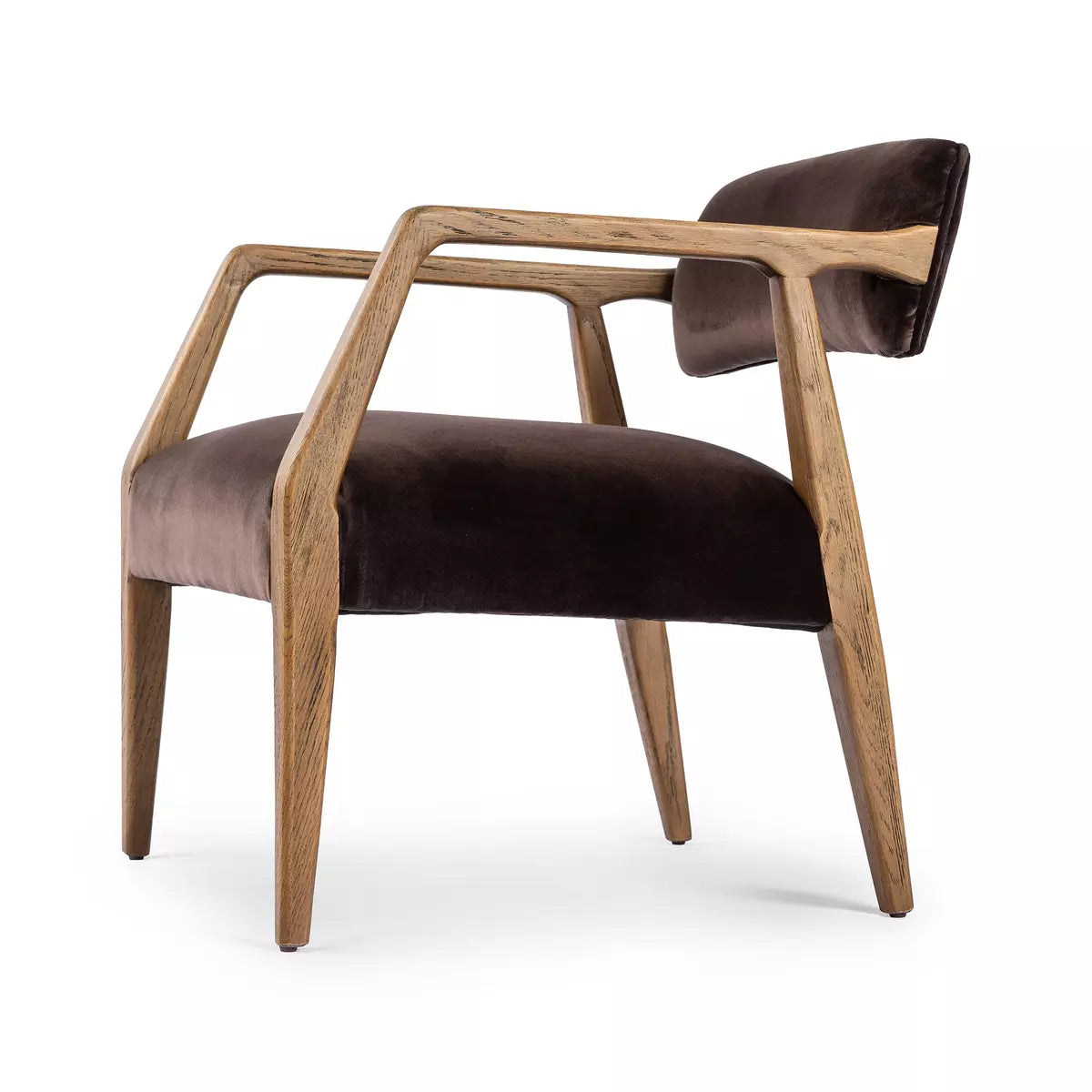 Edith Upholstered Velvet Arm Chair