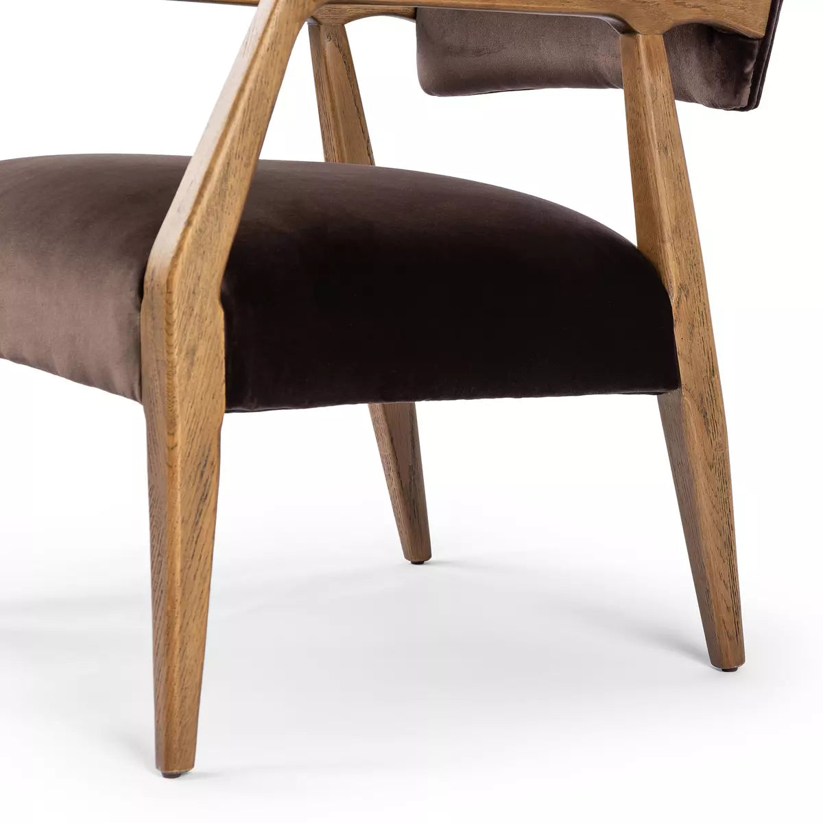 Edith Upholstered Velvet Arm Chair