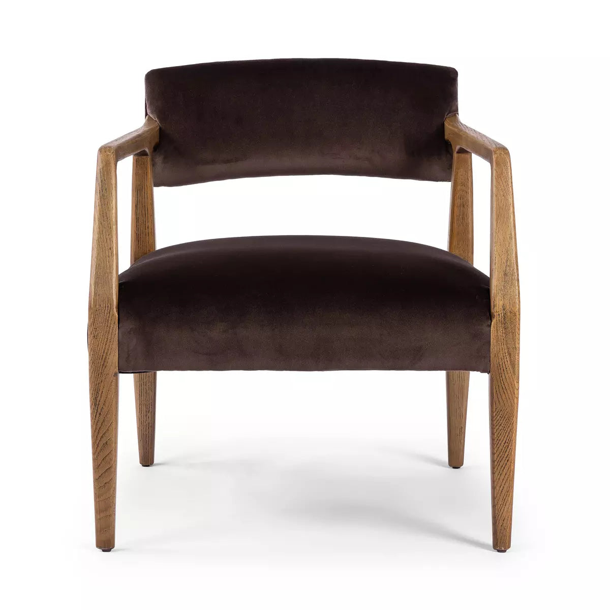 Edith Upholstered Velvet Arm Chair
