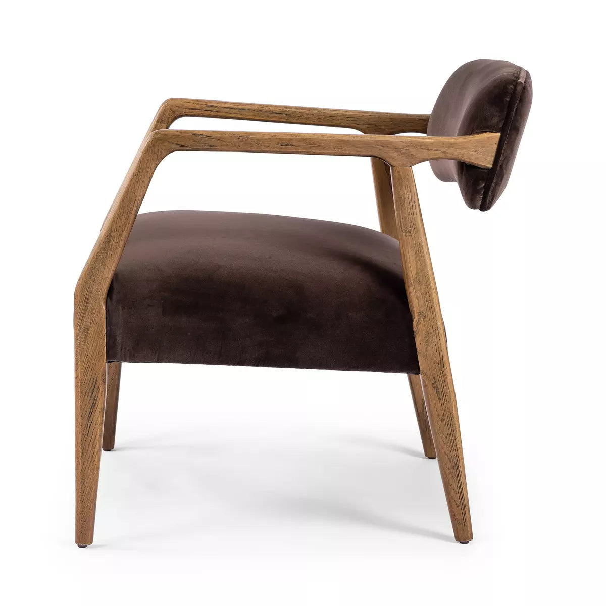 Edith Upholstered Velvet Arm Chair
