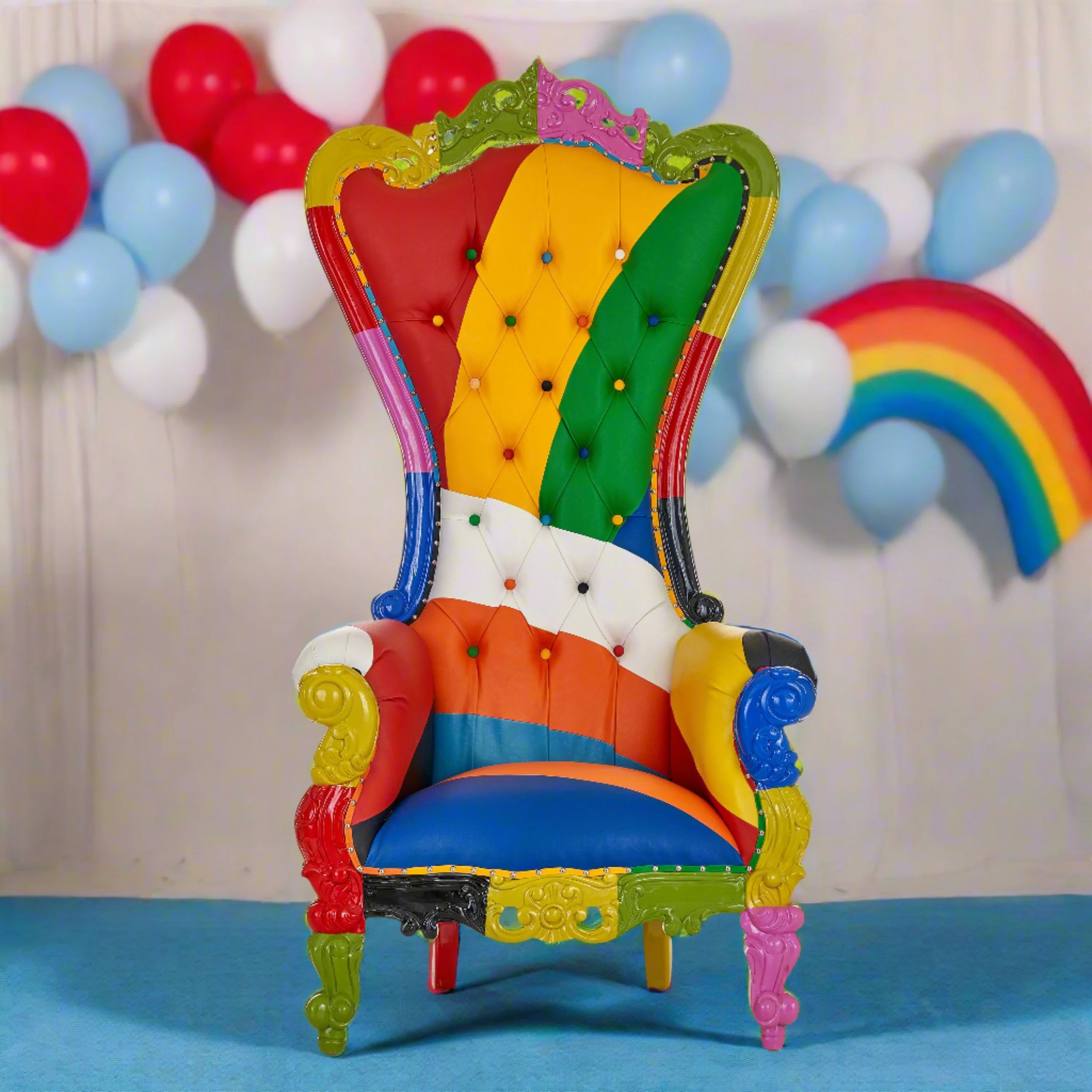 Chloe Throne Chair - Vinyl