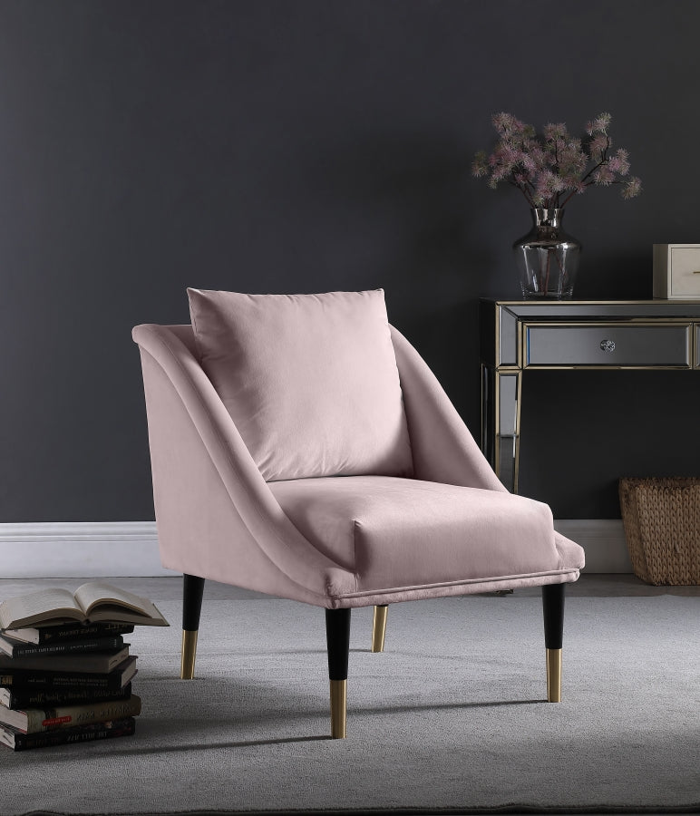 Fauteuil d'appoint rembourré en chenille Vivi
