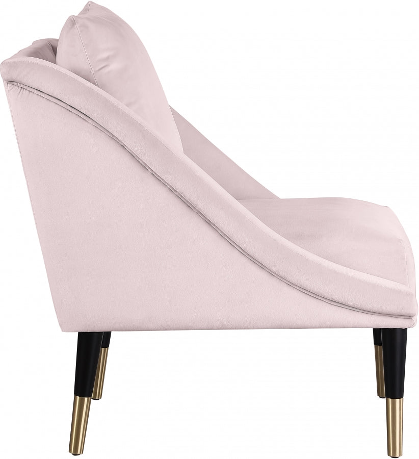 Fauteuil d'appoint rembourré en chenille Vivi
