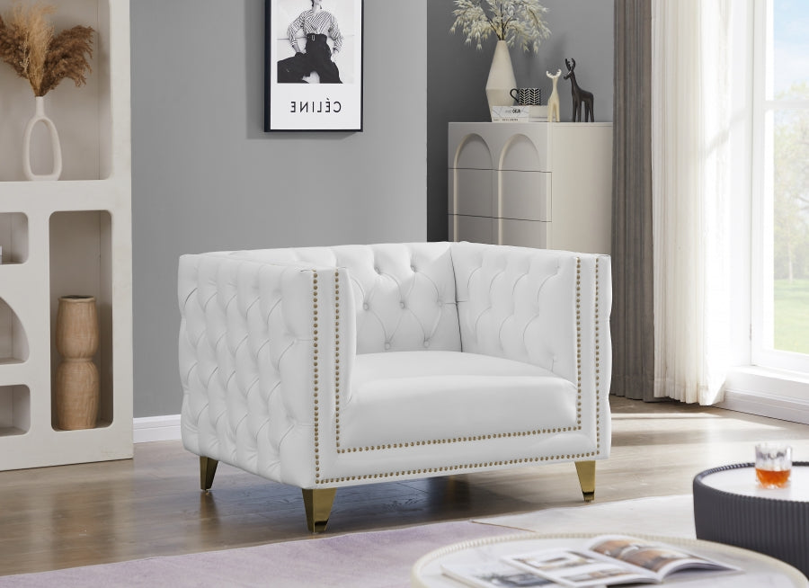 Michelle Vegan Leather Upholstered Chair