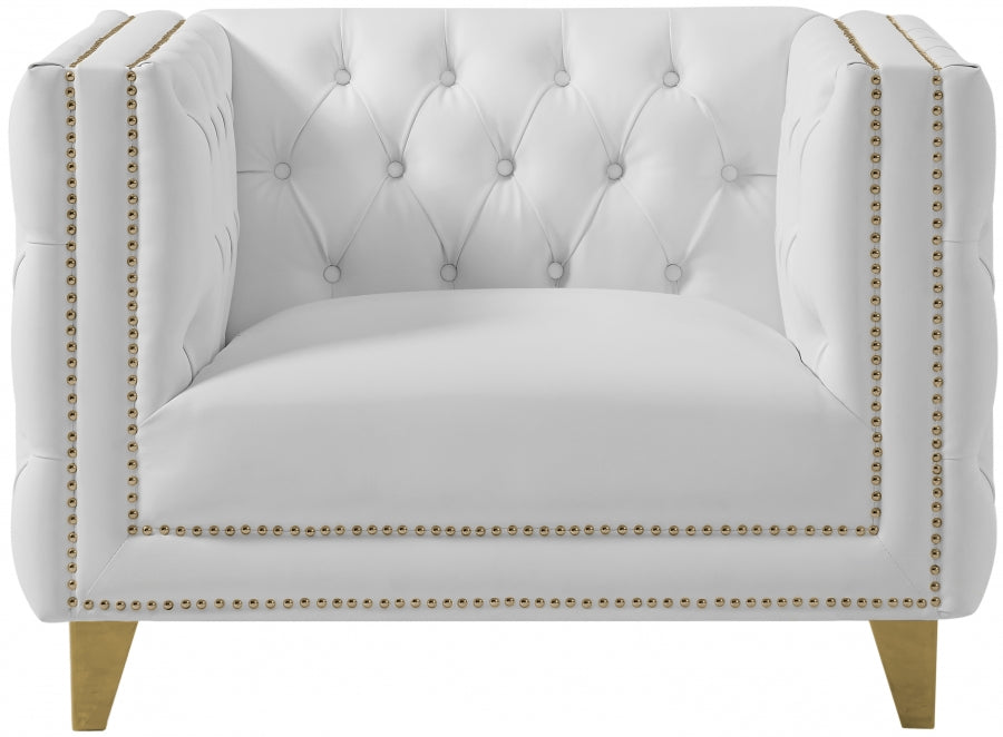 Michelle Vegan Leather Upholstered Chair