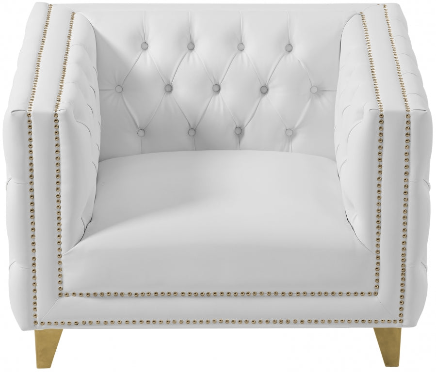 Michelle Vegan Leather Upholstered Chair