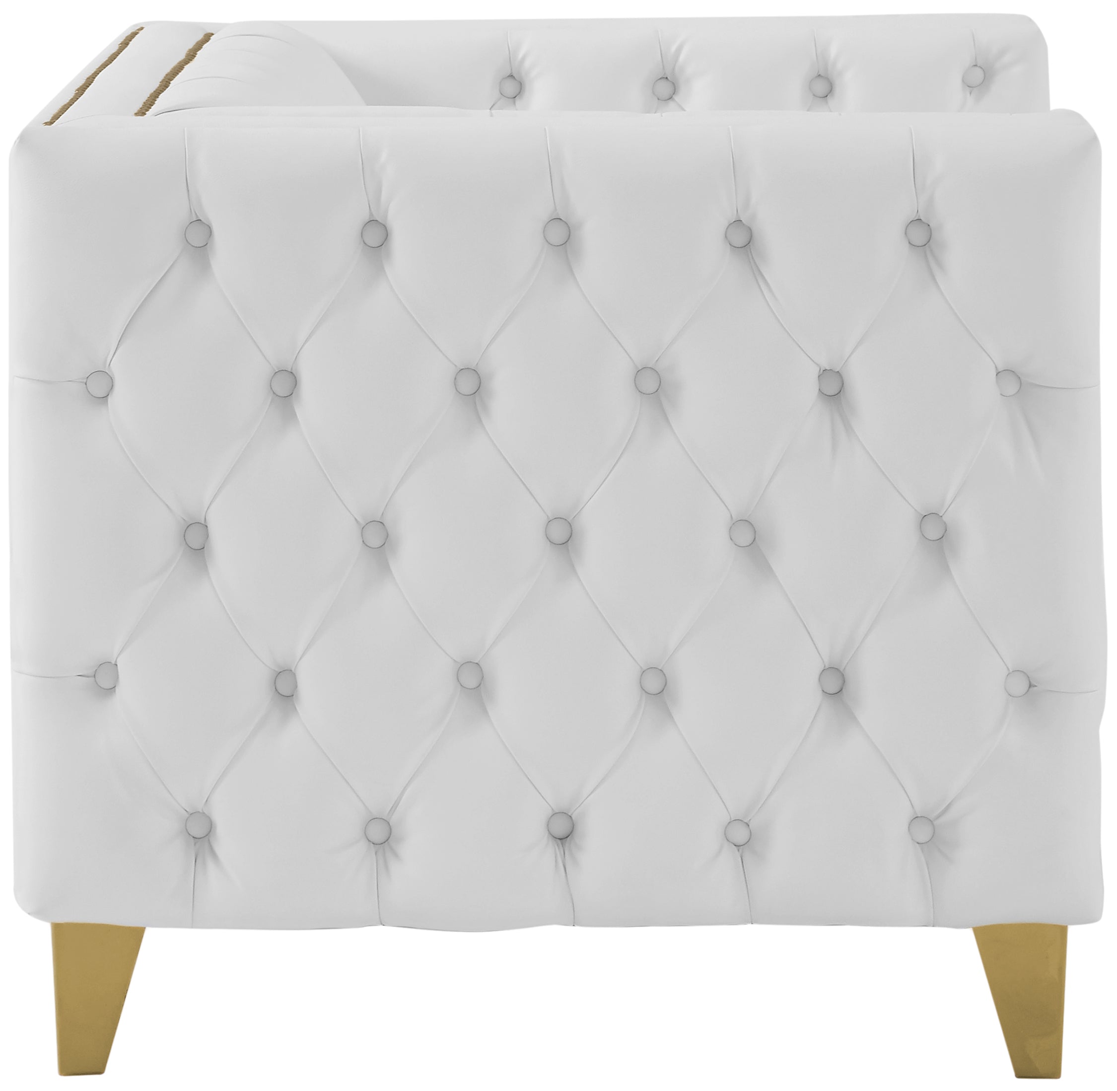 Michelle Vegan Leather Upholstered Chair