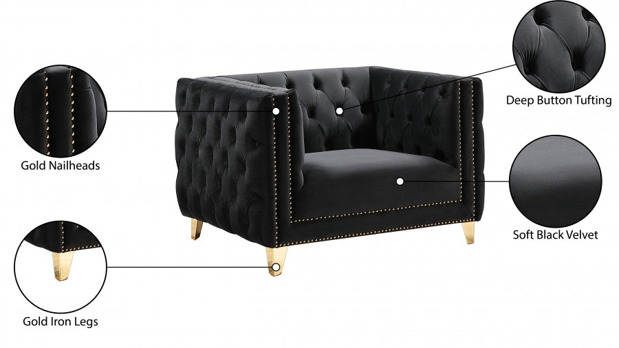 Michelle Velvet Upholstered Chair