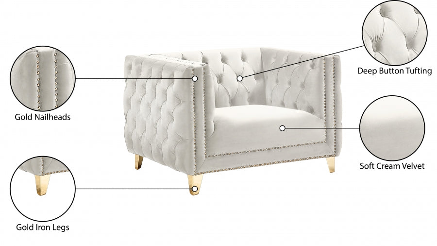 Michelle Velvet Upholstered Chair