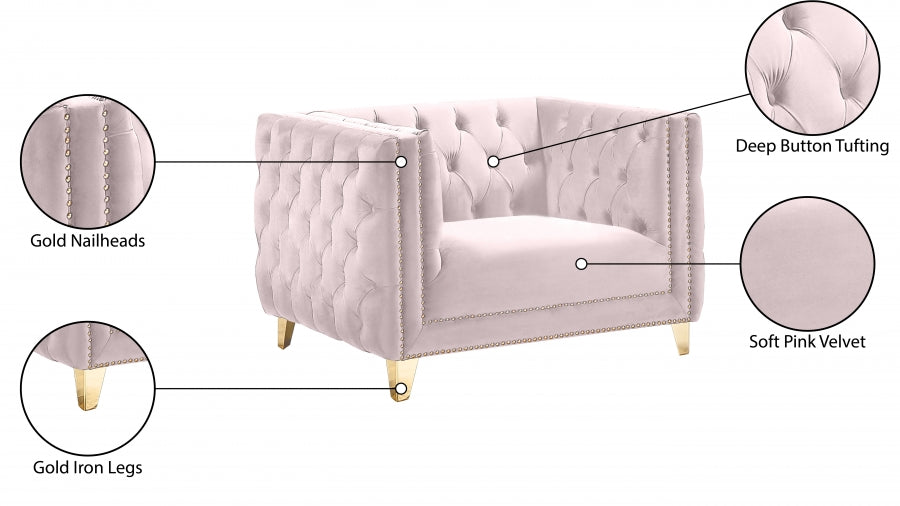 Michelle Velvet Upholstered Chair