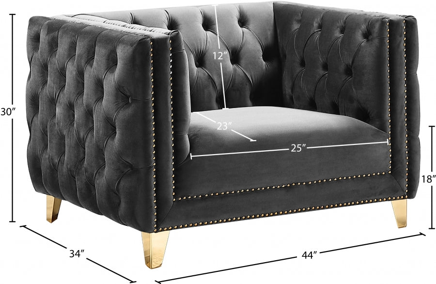 Michelle Velvet Upholstered Chair