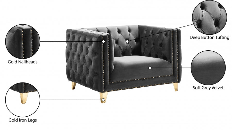 Michelle Velvet Upholstered Chair
