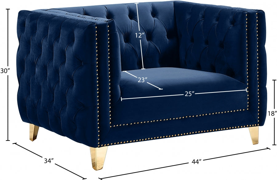 Michelle Velvet Upholstered Chair