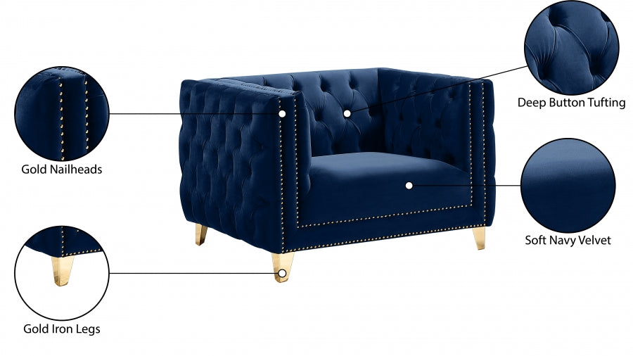 Michelle Velvet Upholstered Chair