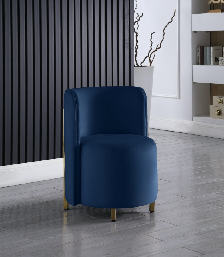 Fauteuil d'appoint rembourré en chenille Vivi