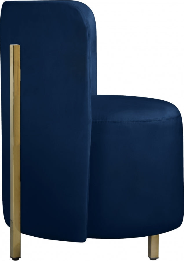 Fauteuil d'appoint rembourré en chenille Vivi