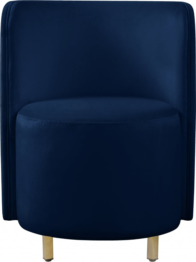 Fauteuil d'appoint rembourré en chenille Vivi