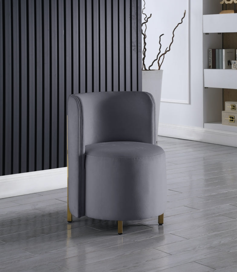 Fauteuil d'appoint rembourré en chenille Vivi