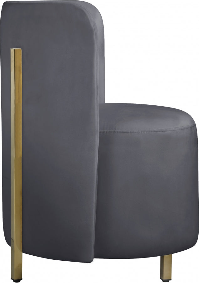 Fauteuil d'appoint rembourré en chenille Vivi