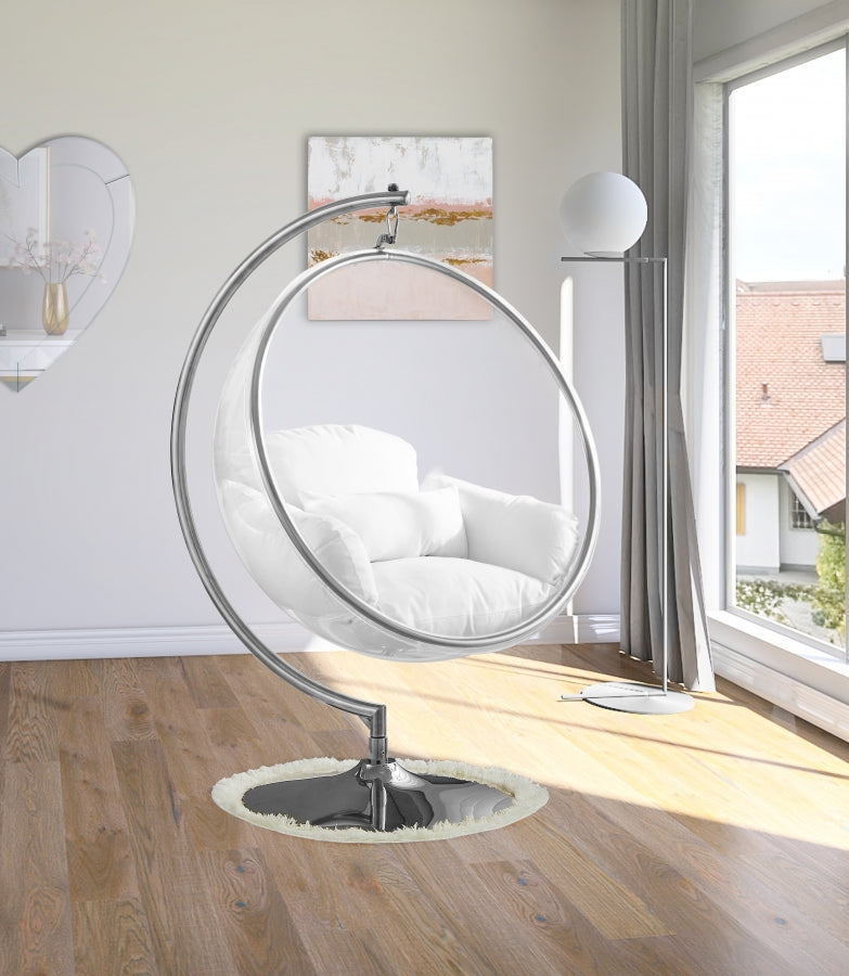 Fauteuil d'appoint rembourré en chenille Vivi