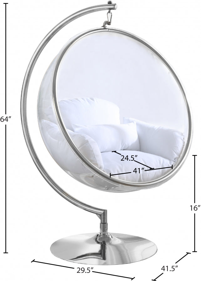 Fauteuil d'appoint rembourré en chenille Vivi