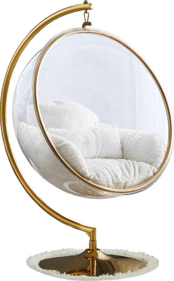 Fauteuil d'appoint rembourré en chenille Vivi