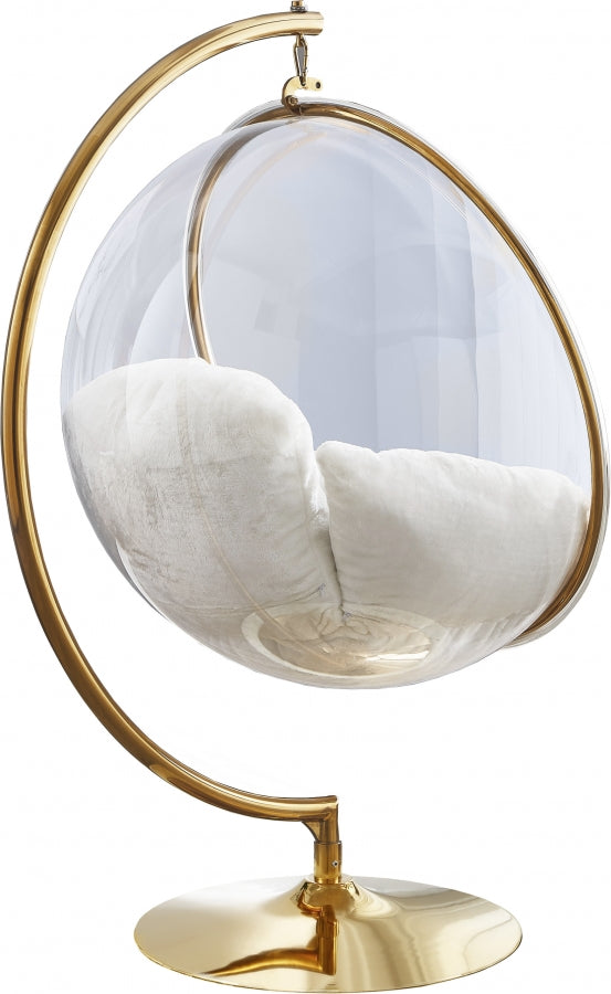 Fauteuil d'appoint rembourré en chenille Vivi