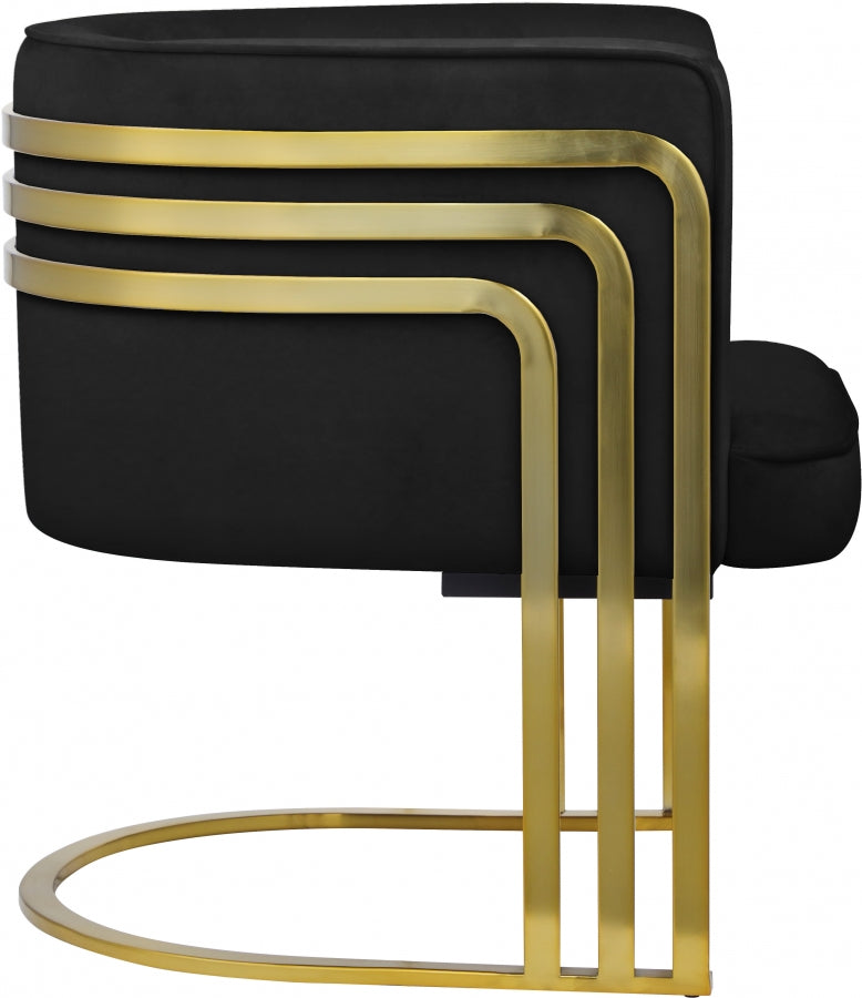 Fauteuil d'appoint rembourré en chenille Vivi