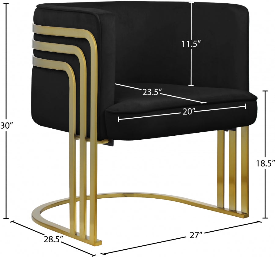 Fauteuil d'appoint rembourré en chenille Vivi