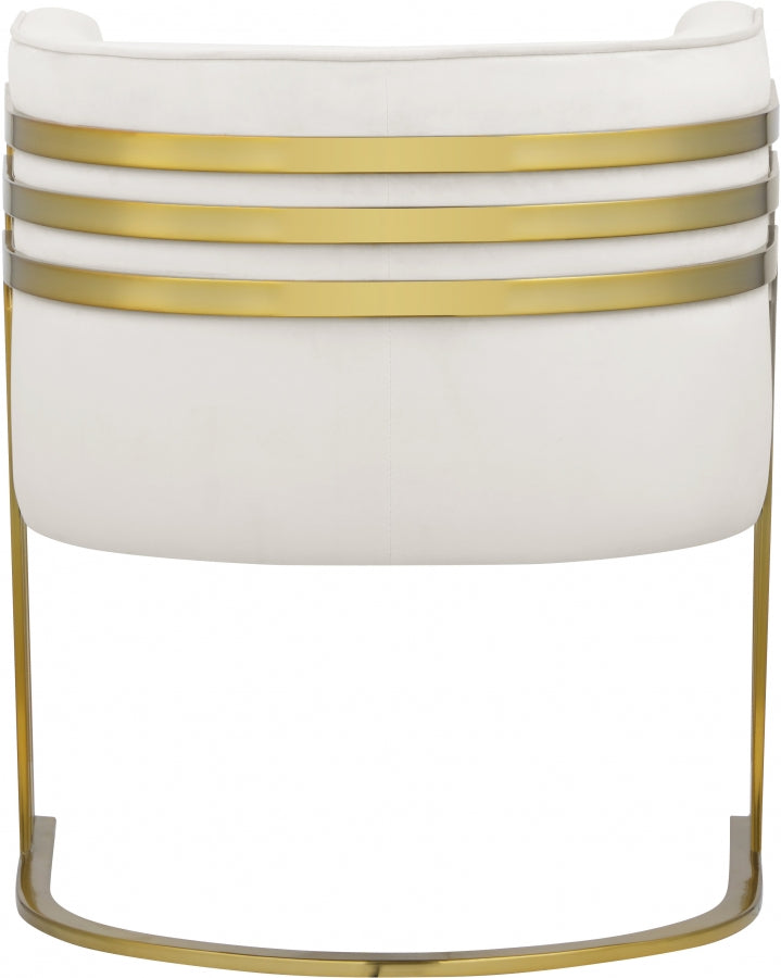 Fauteuil d'appoint rembourré en chenille Vivi