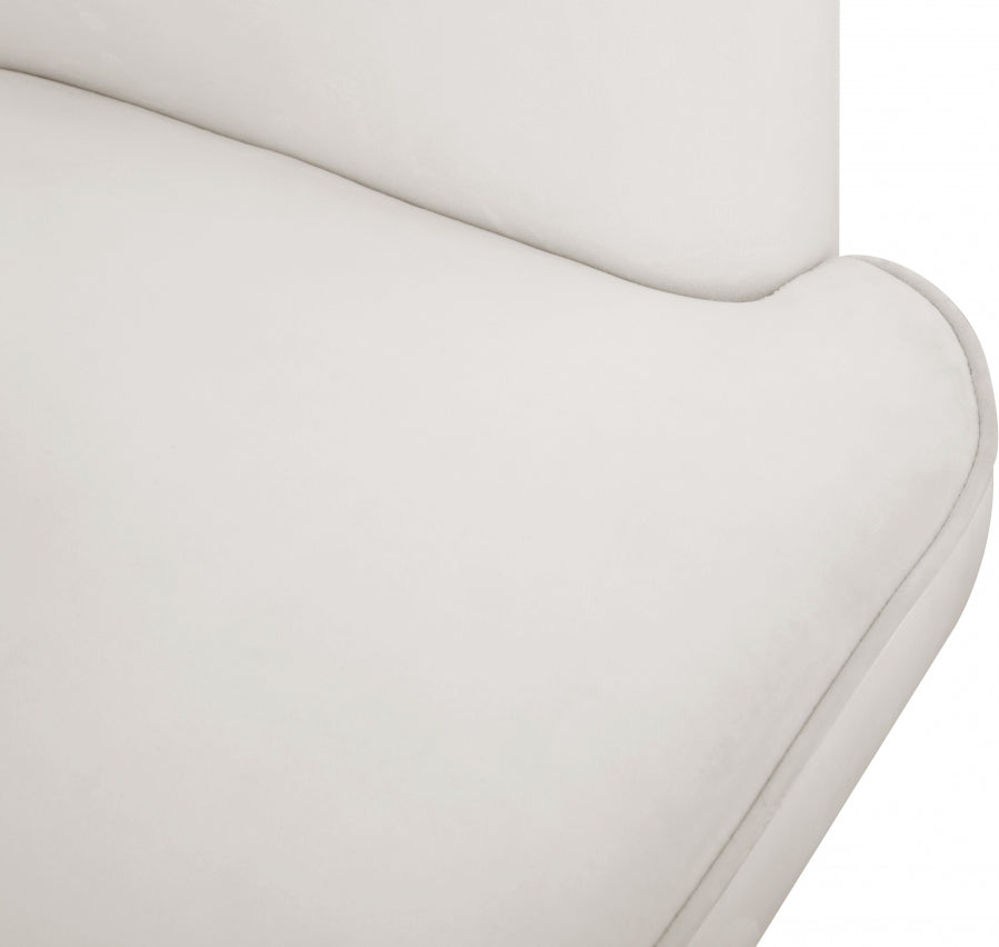 Fauteuil d'appoint rembourré en chenille Vivi