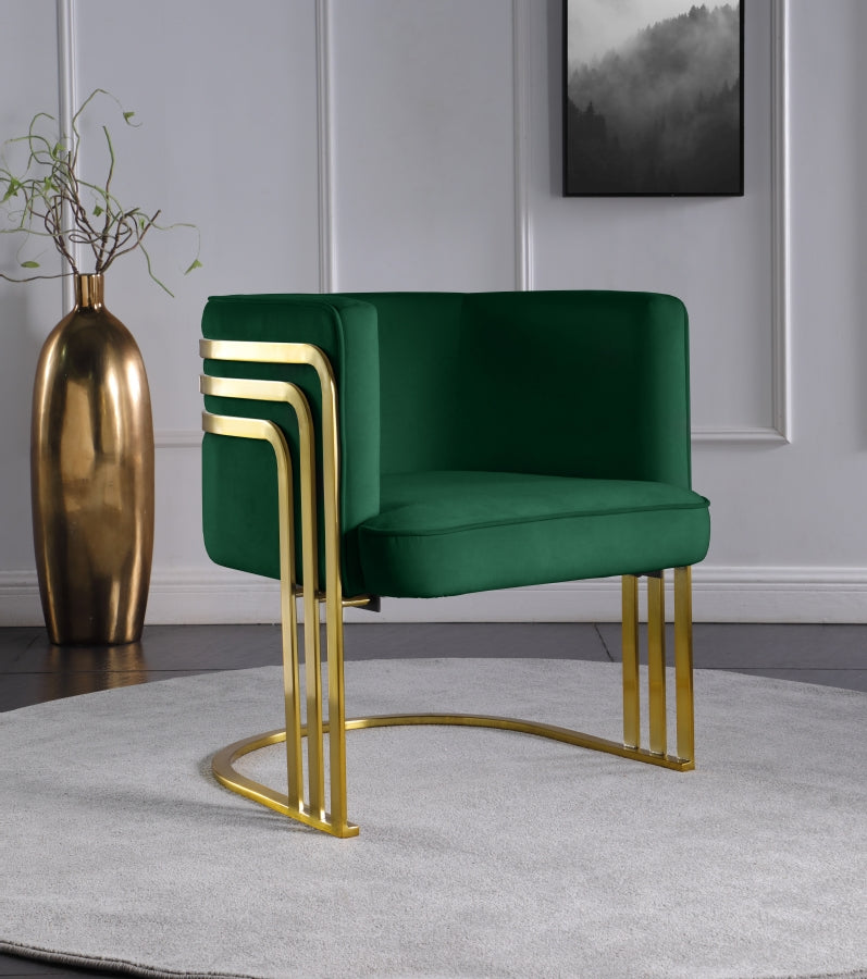Fauteuil d'appoint rembourré en chenille Vivi
