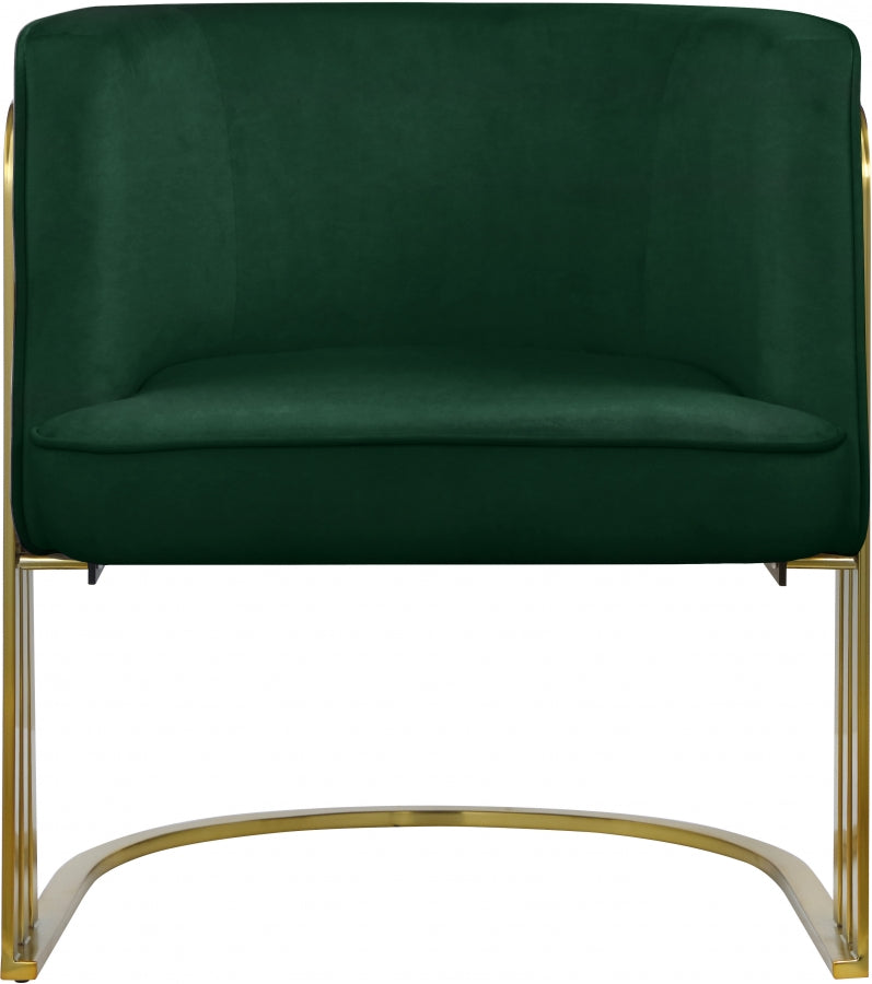 Fauteuil d'appoint rembourré en chenille Vivi