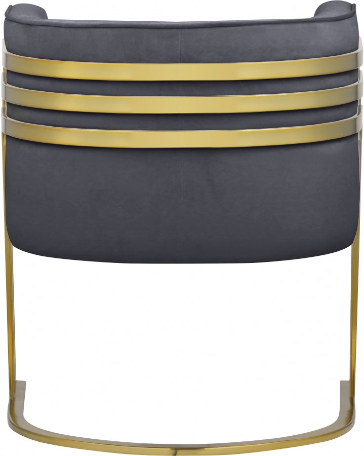 Fauteuil d'appoint rembourré en chenille Vivi