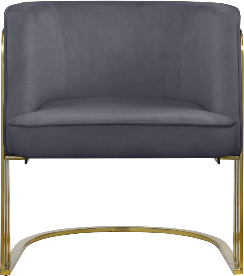 Fauteuil d'appoint rembourré en chenille Vivi